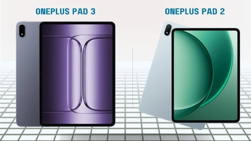 مقارنة بين وان بلس باد 3 وPad 2