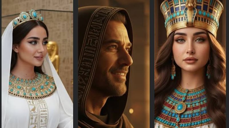 برومبت جاهز لـ تحويل الصورة بالذكاء الاصطناعي للزى الفرعونى