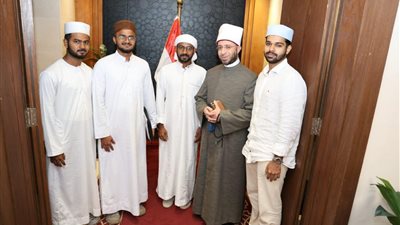 وزير الأوقاف يستقبل نائب رئيس جامعة دار الهدى بالهند لبحث سبل التعاون الدعوي