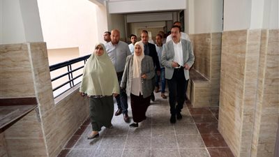 محافظ المنوفية يتفقد التجهيزات النهائية للمدرسة المصرية اليابانية