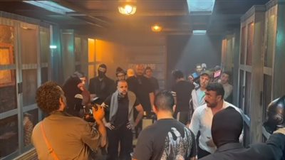 أحمد العوضي يشعل حماس جمهوره بمشهد أكشن من فيلمه الجديد 