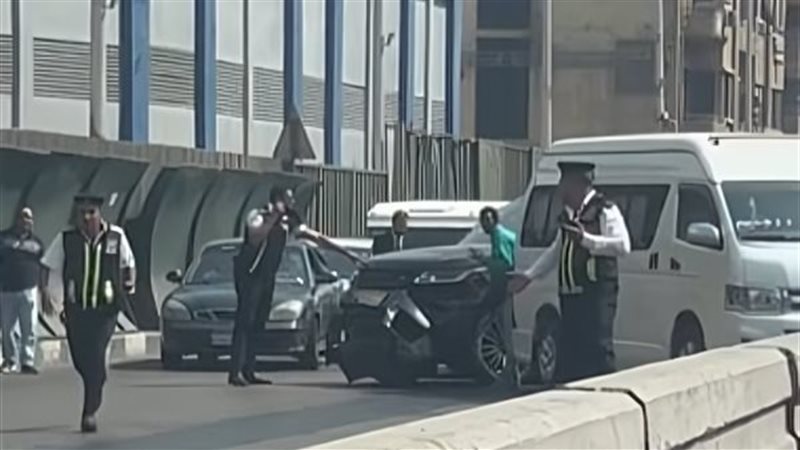 إحالة السائح الكويتي المتسبب في حادث مروري أعلى كوبري أكتوبر