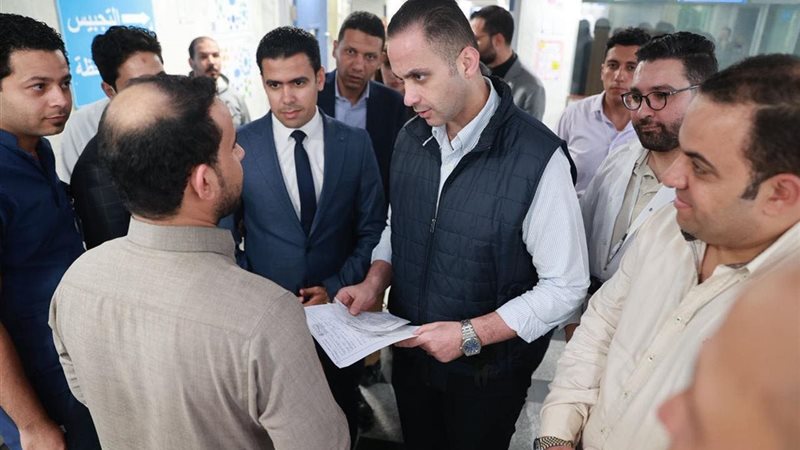 تفقد مستشفي العلمين النموذجي