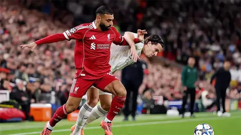 محمد صلاح ضد ريال مدريد 