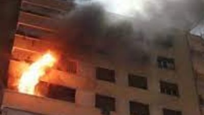 مصرع فتاة وإصابة 4 آخرين في حريق شقة بحدائق القبة