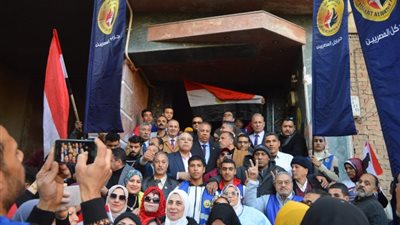 حزب حماة الوطن بالدقهلية ينظم احتفالية بمناسبة فوز الرئيس السيسي