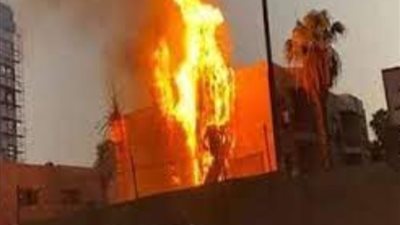 تفاصيل مصرع طفلين شقيقين في حريق شقة بالهرم