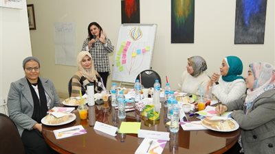 «مشاركة المرأة في الحياة العامة» ..ورشة عمل فى معهد التخطيط | صور
