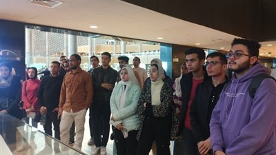 جامعة بدر تنظم زيارة إلى مكتبة الإسكندرية لزيادة النشاط الثقافي ..صور
