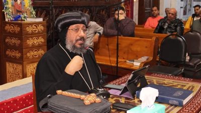 كنيسة العذراء مريم بالوادي الجديد تحتفل برأس السنة 2024