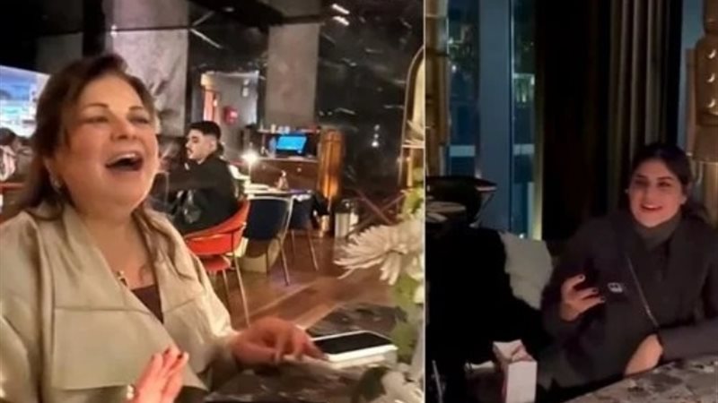 ماجدة زكي وابنتها حبيبة