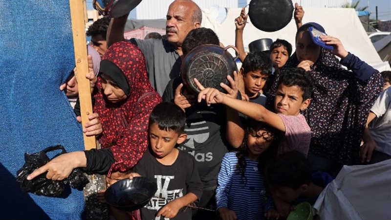 أطفال غزة يعانون الجوع