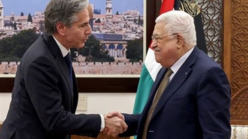 محمود عباس وأنتوني بلينكن