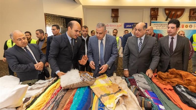 خلال افتتاح معرض الحماية الاجتماعية