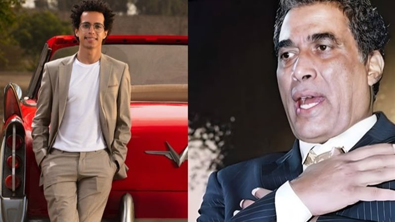 الفنان أحمد زكى وطه دسوقي