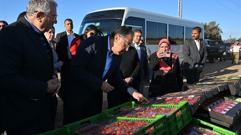 رئيس مجلس الوزراء أثناء جولته بالبحيرة
