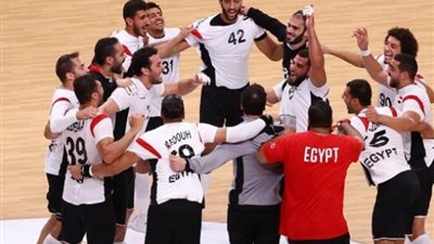 مباراة مصر وغينيا في افتتاح بطولة إفريقيا لكرة اليد