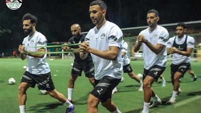 البهجة تسيطر على مران منتخب مصر لمواجهة غانا في كأس أمم إفريقيا