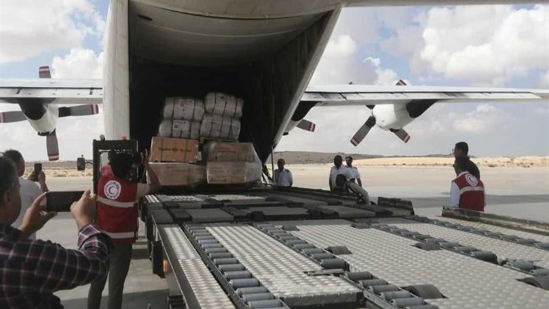 شحنات مساعدات - ارشيفية