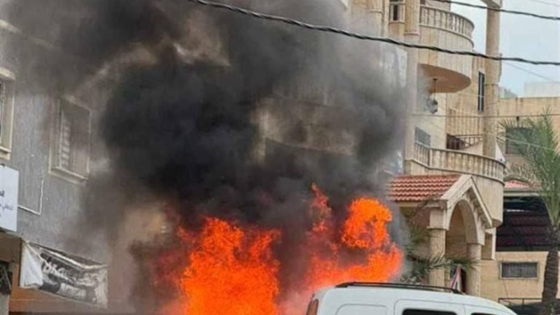 استهداف سيارة جنوب لبنان