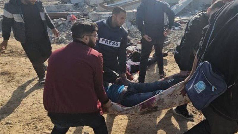 إصابة الصحفي عماد غبون