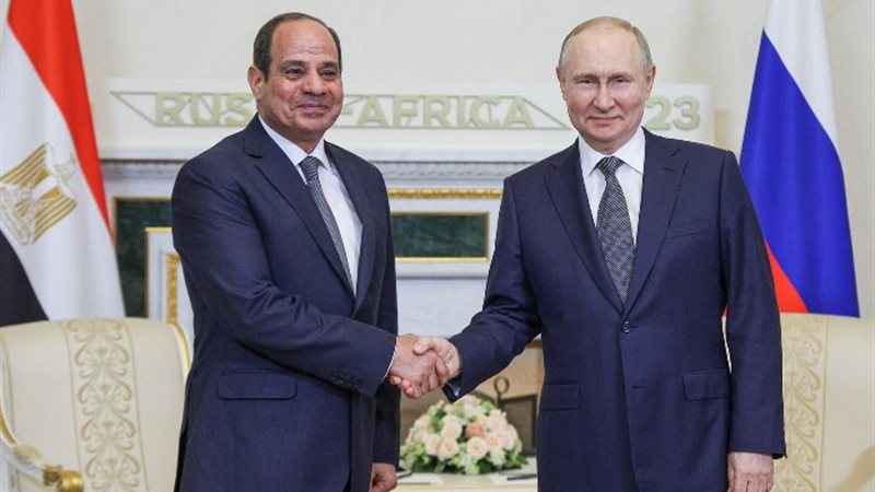 الرئيس السيسي والرئيس الروسي