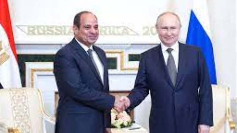 الرئيس عبدالفتاح السيسي ونظيره الروسي