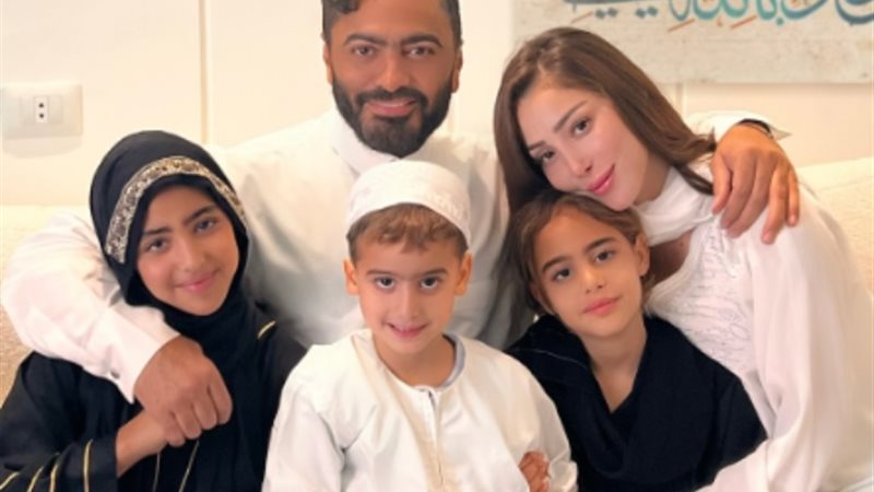 تامر حسني وبسمة بوسيل