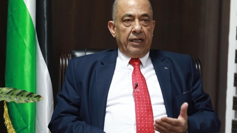 الدكتور محمد الشلالدة، وزير العدل الفلسطيني