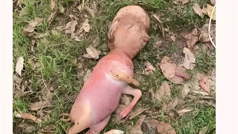 ولادة حيوان بوجه إنسان