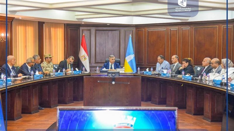 محافظ الإسكندرية والأجهزة التنفيذية بالمحافظة 