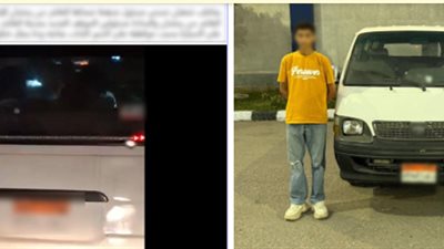قائد ميكروباص وشاب عرضا حياة المواطنين للخطر في وصلة لهو بالشرقية 