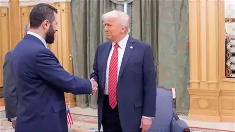 الرئيس الأمريكي ونظيره السوري