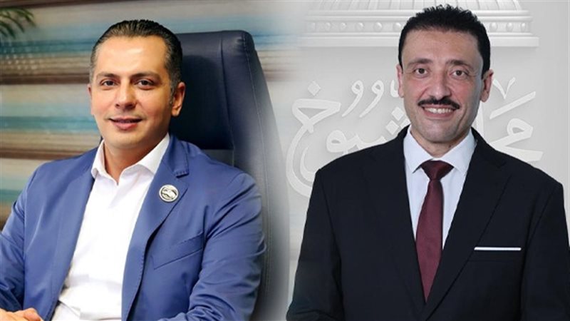 النائب محمد رزق وأمين حزب مستقبل وطن أحمد عبد الجواد