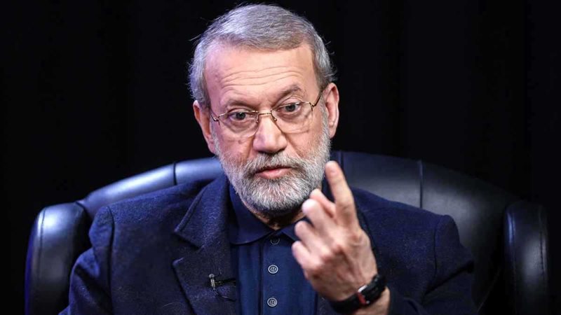 أمين مجلس الأمن القومي الإيراني، علي لاريجاني 