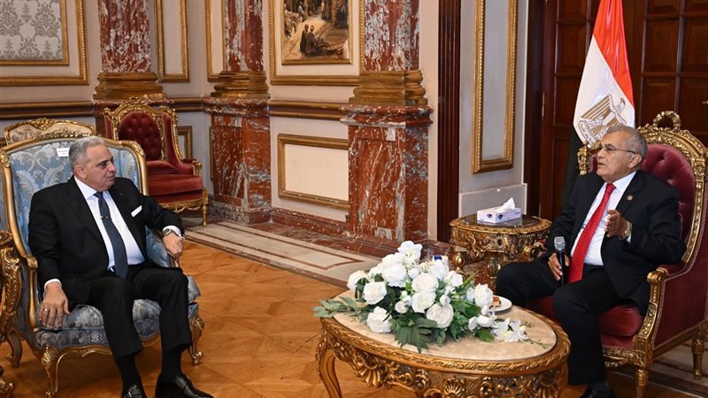 المستشار عصام فريد ورئيس نادي قضاء مصر