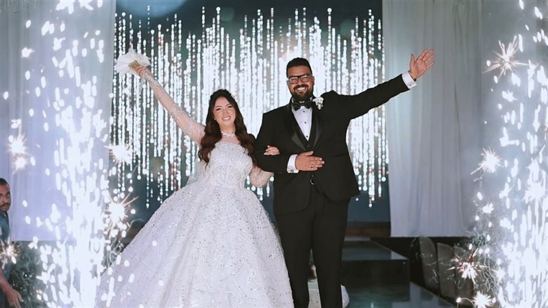 زفاف آية عبدالله والمخرج محمد العروسي