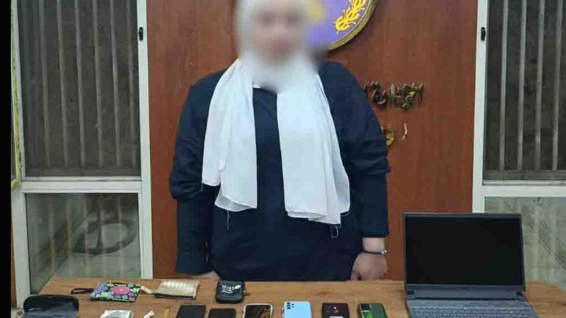 إحدى المتهمات 