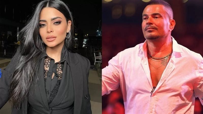 عمرو دياب وأسماء جلال