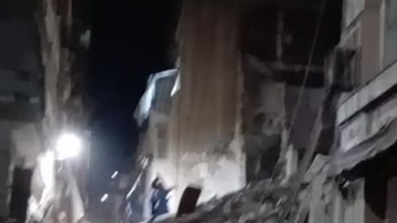 انهيار عقار ارشيفية 