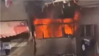 هروبا من ألسنة اللهب.. فتاة تلقي بنفسها من الطابق الرابع بسوهاج