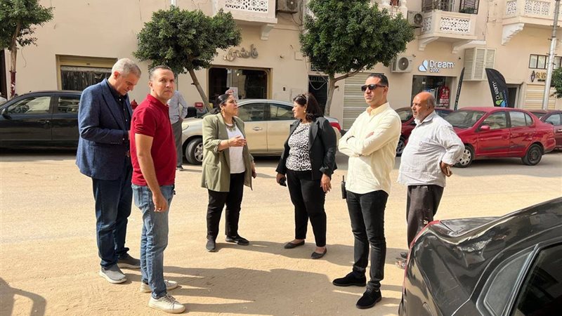  منى البطراوي خلال الجولة
