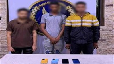 أمن القاهرة يلاحق عصابات السرقة ويضبط لصوص الهواتف المحمولة والمحال التجارية 