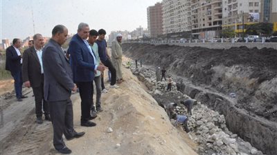 بنسبة تنفيذ 66%.. كورنيش محور محلة منوف يقترب من اكتمال ملامحه الجديدة في طنطا