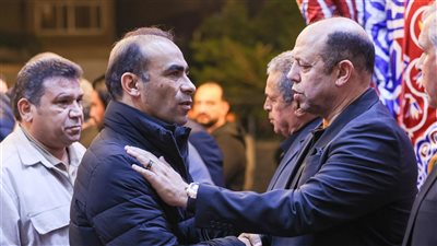 وفد الأهلي يقدم يعزي في الراحل محمد صبري نجم الزمالك السابق (صور)