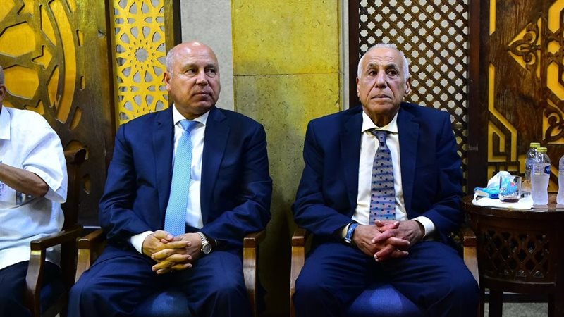 كامل الوزير من عزاء محمد صبري