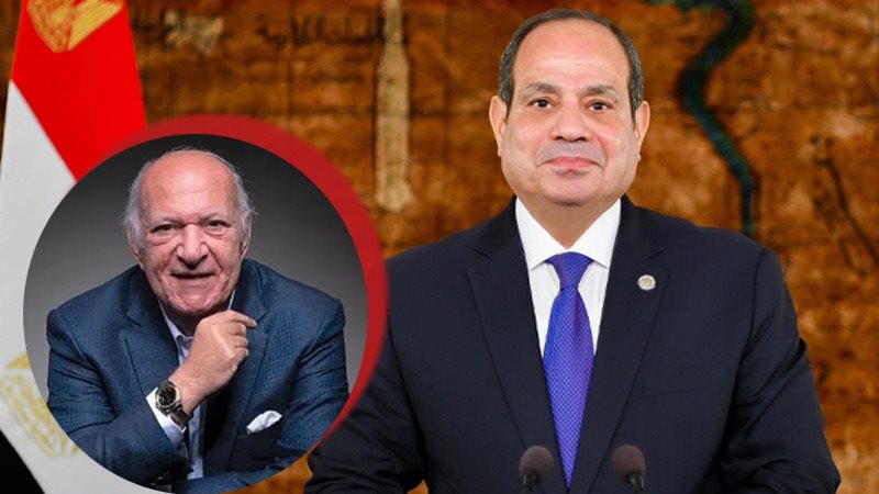 الرئيس السيسي والفنان عمر خيرت