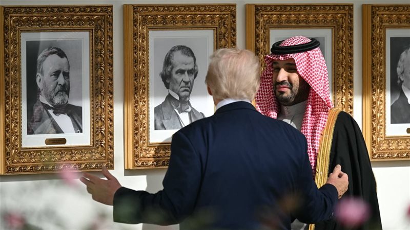  دونالد ترامب ومحمد بن سلمان