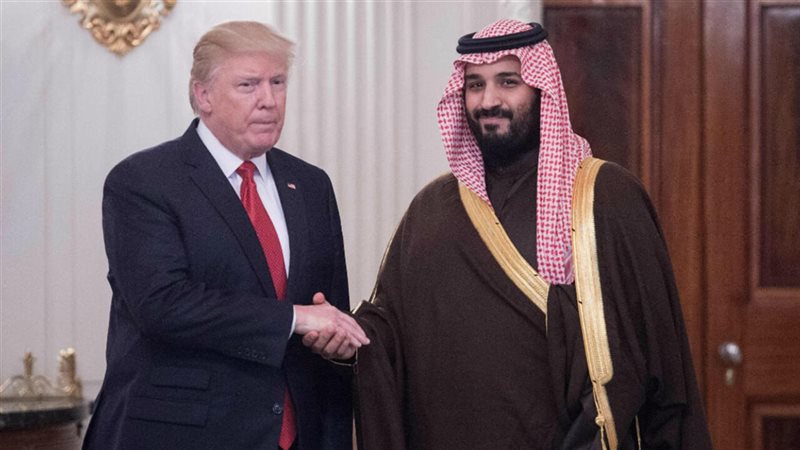 الرئيس ترامب وولي العهد السعودي 
