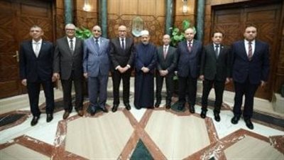 رئيس محكمة النقض يزور شيخ الأزهر